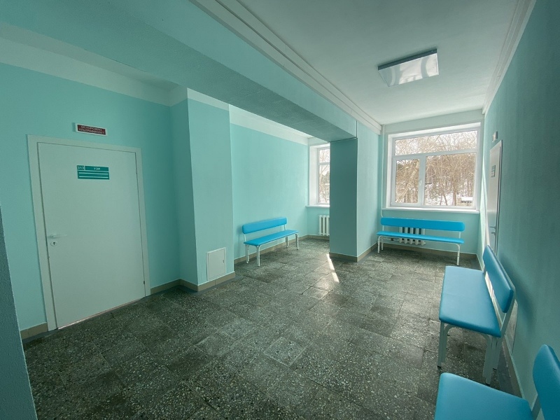 Завершен первый этап капитального ремонта поликлиники Кузоватовской районной больницы.